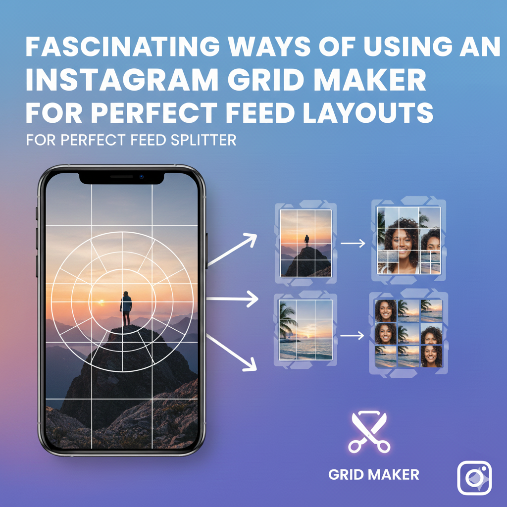 Fascinating Ways of Using an Instagram Grid Maker for Perfect Feed Layouts
